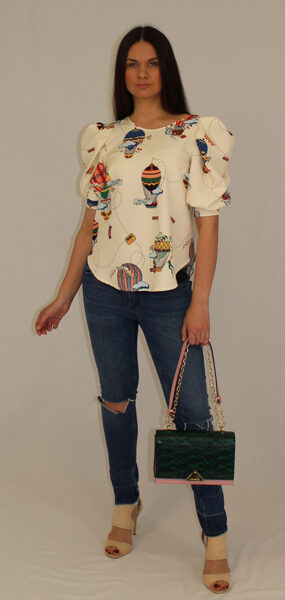 Vicolo blouse with ballons