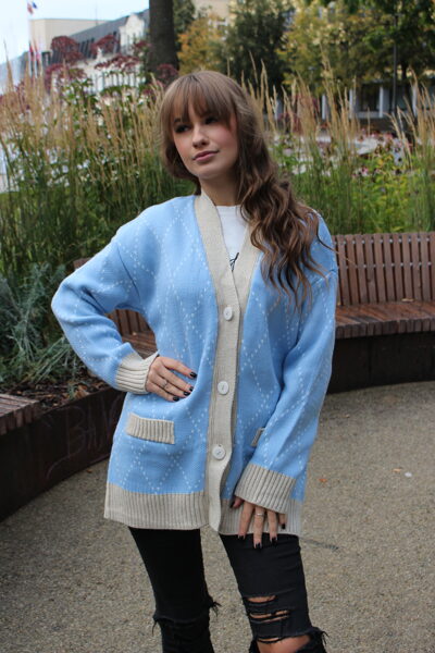 Baby blue collor sweater